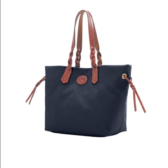 Dooney & Bourke Navy Nylon Shopper - Picture 2 of 9